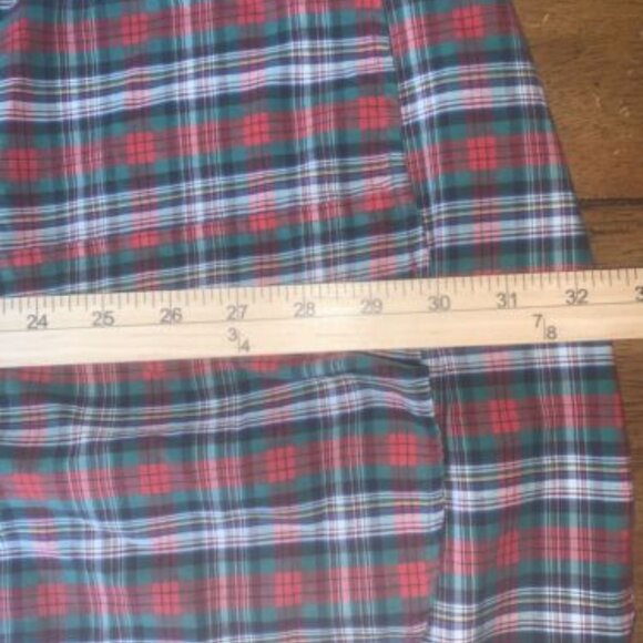 Vintage McGREGOR CLASSICS 2XL Red Green Plaid Button Up Long Sleeve Men’s - Picture 7 of 8